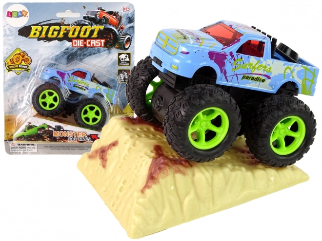 Monster Truck Big Foot gumové pneumatiky rampa