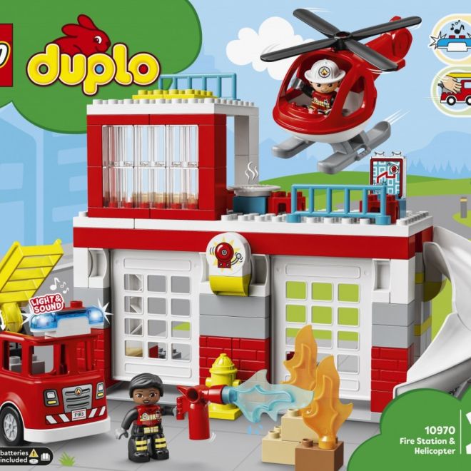 LEGO Duplo 10970 Hasičská stanice a vrtulník