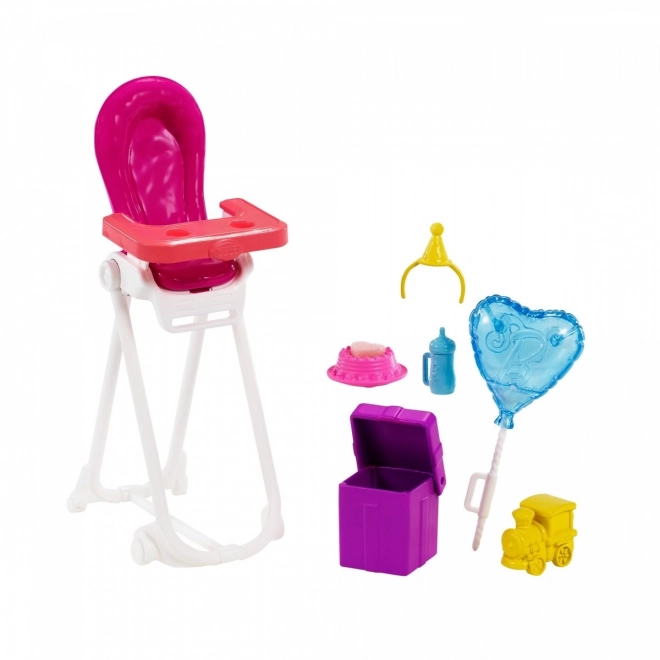 Panenka Barbie Skipper Club Carers Chair Mini Birthday GRP41