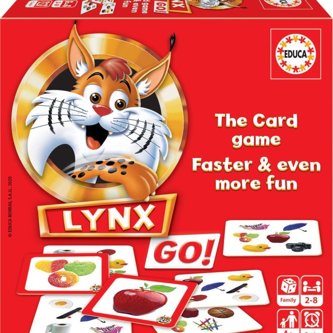 EDUCA Karetní hra Lynx Go! 6v1
