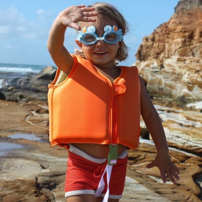 Plavecká vesta (1-2 roky) - Sonny the Sea Creature Neon Orange