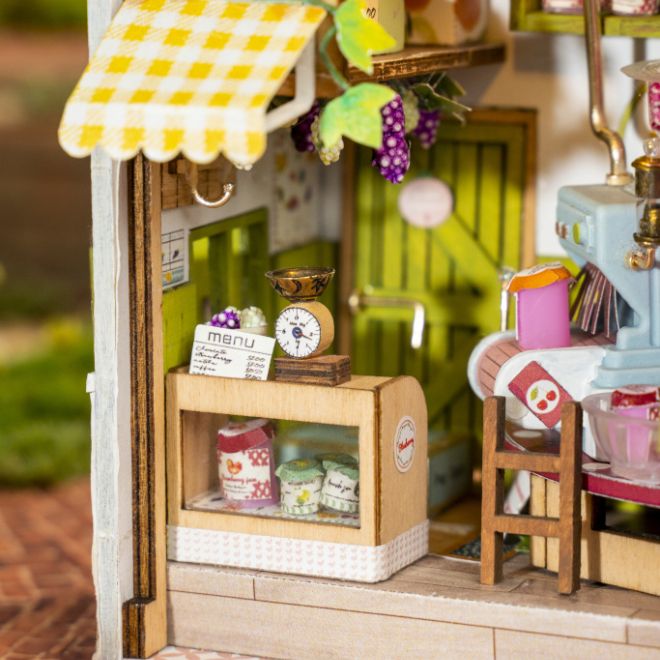 RoboTime miniatura domečku Obchod se sladkými džemy