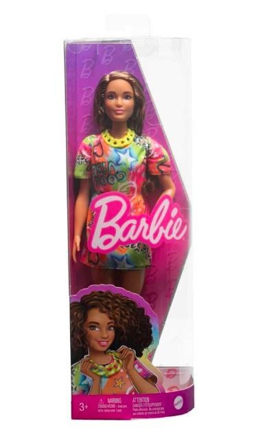 Šaty pro panenku Barbie Fashionistas v graffiti