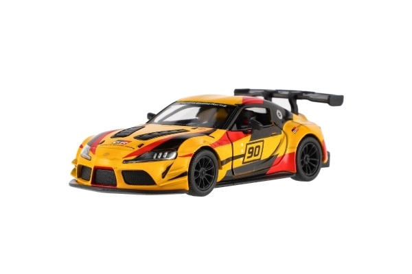 Auto Kinsmart Toyota GR Supra Racing kov 13 cm