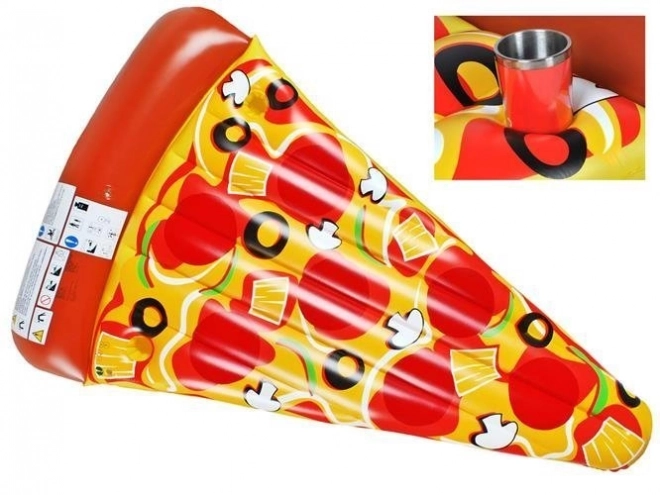 Nafukovací lehátko ve tvaru pizzy