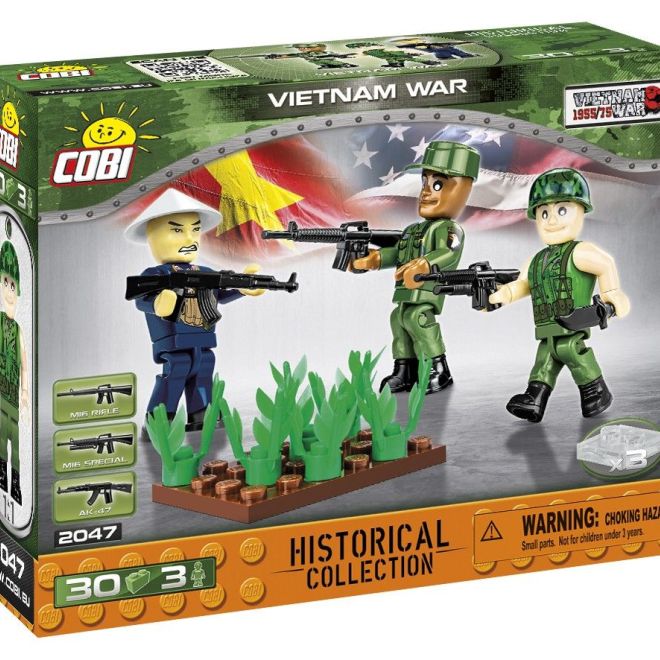 COBI 2047 3 figurky s doplňky Vietnamská válka, 30 k