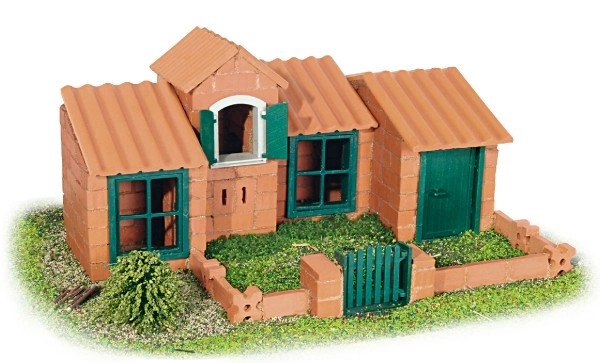 Stavebnice Teifoc Domek Raul II 280ks v plastovém boxu 41x19x30cm