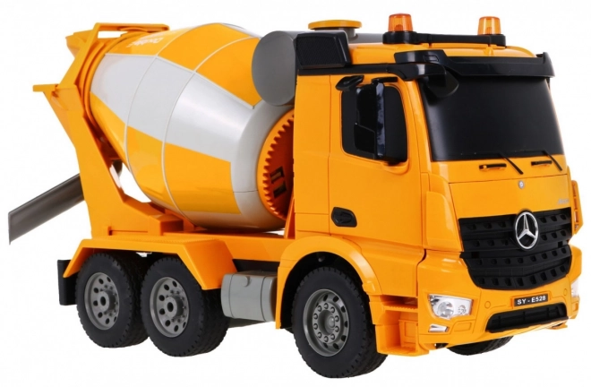 Mercedes-Benz Arocs míchačka na beton pro děti 6+ Dálkově ovládaný model 1:20 Zvuk Světla