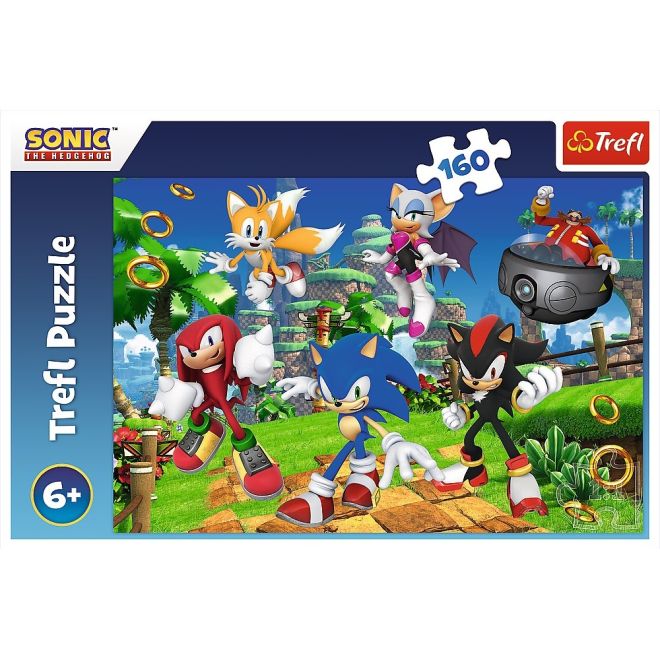Puzzle 160 prvků Sonic a přátelé