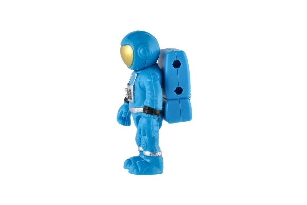 Kosmonaut/astronaut figurka 3ks plast 7cm na kartě 19x17x4cm