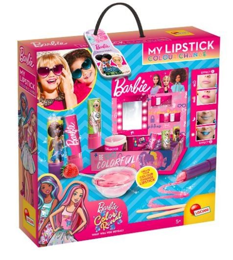Rtěnka Barbie měnící barvu