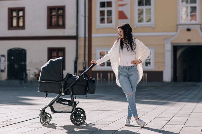 FREEON Kočárek kombinovaný Easy 3v1, šedá