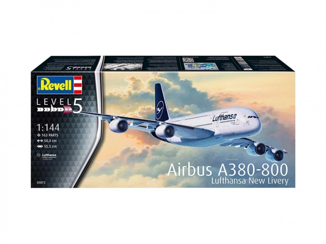 Plastikový model Airbus A380-800 Lufthansa New Livery