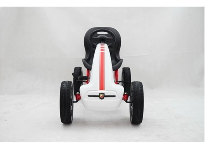 Gokart na pedály ABARTH bílý