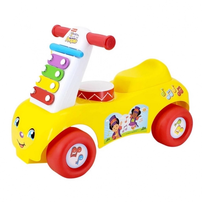 Hudební vozítko Fisher Price žluté
