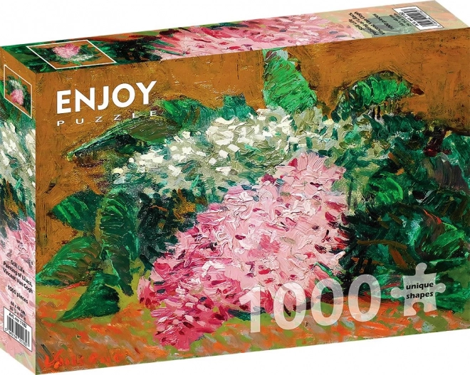 Puzzle Vincent van Gogh: Zátiší s šeříky 1000 dílků