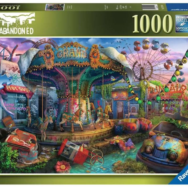 RAVENSBURGER Puzzle Opuštěná místa: Ponurý karneval 1000 dílků