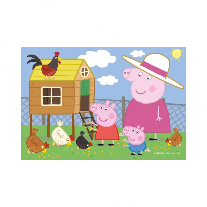 Puzzle Peppa Pig: Slepičky 24 dílků