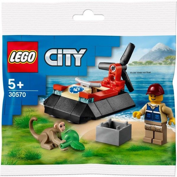 LEGO City 30570 Vznášedlo pro záchranu volně žijících živočichů