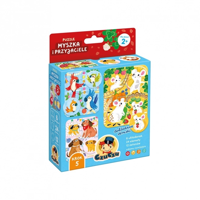 Puzzle myška a přátelé