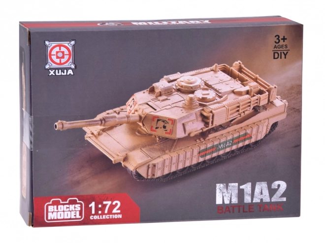 Stavebnice americký tank Abrams M1A2 v měřítku 1:72