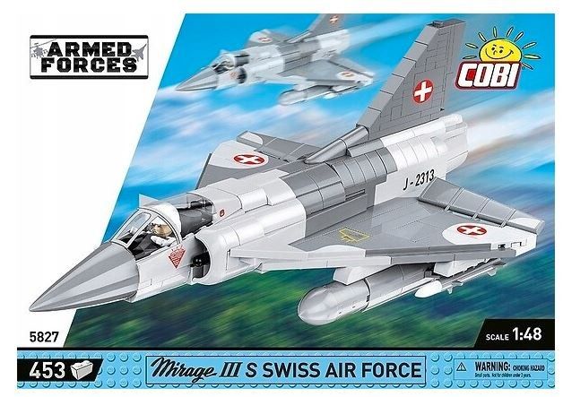 Armádní Mirage III S Swiss Air F.453 polštářky
