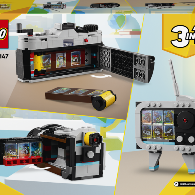 LEGO® Creator 3 v 1 31147 Retro fotoaparát