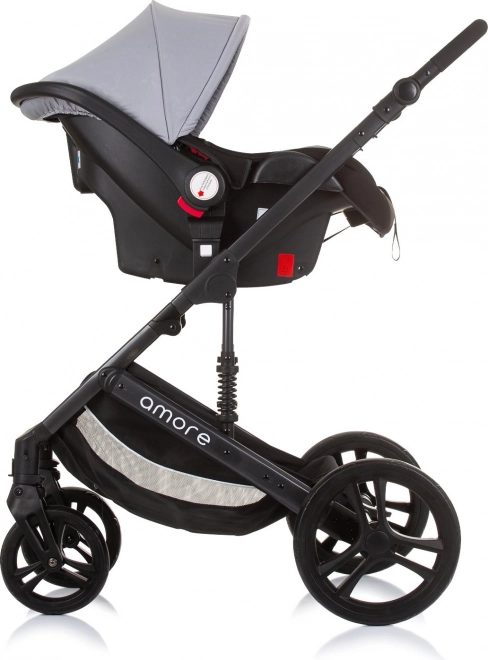 CHIPOLINO Kočárek kombinovaný Amore 2v1 – Ash Grey