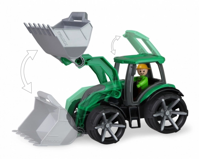 Auto Truxx 2 traktor se lžící plast 32cm s figurkou 24m+