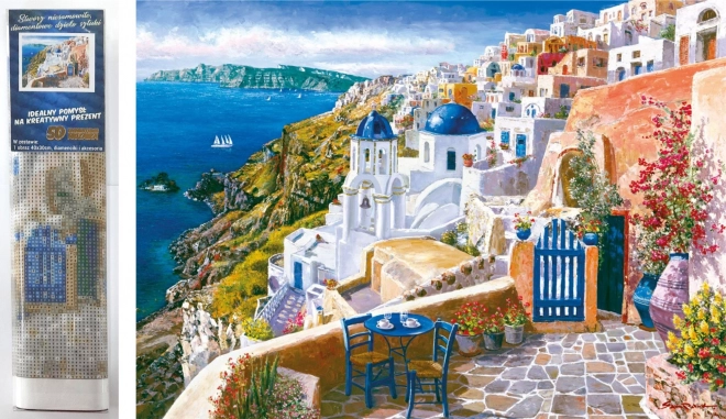 Norimpex Diamantové malování Santorini 30x40cm