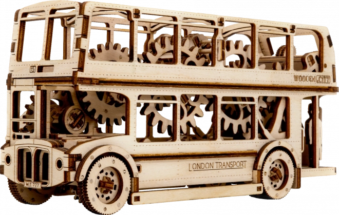 WOODEN CITY 3D puzzle Londýnský autobus 216 dílů