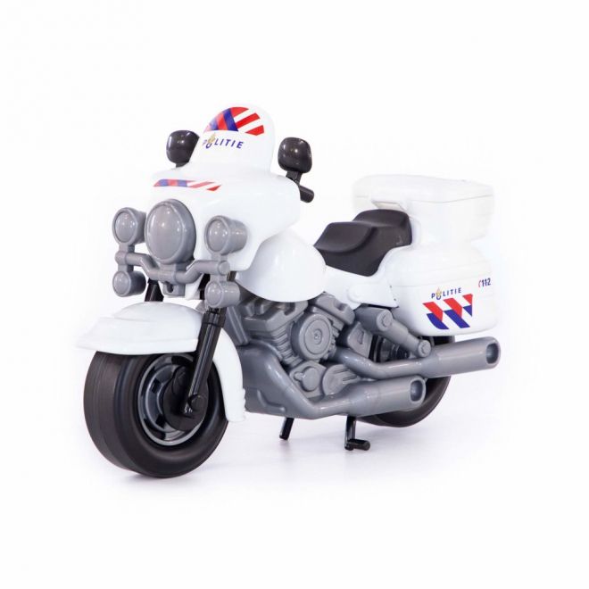 Policejní motorka pro batolata Polesie White 71682