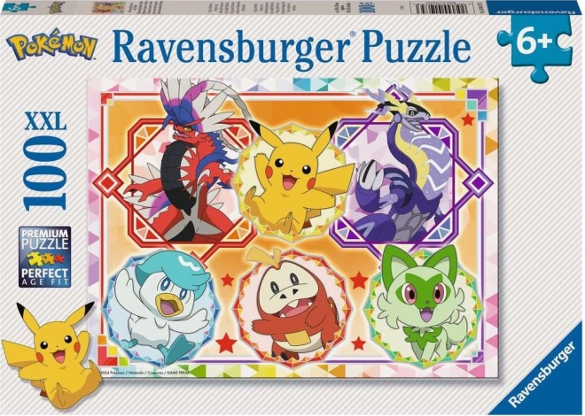 Puzzle Pokémon XXL od Ravensburger - 100 dílků