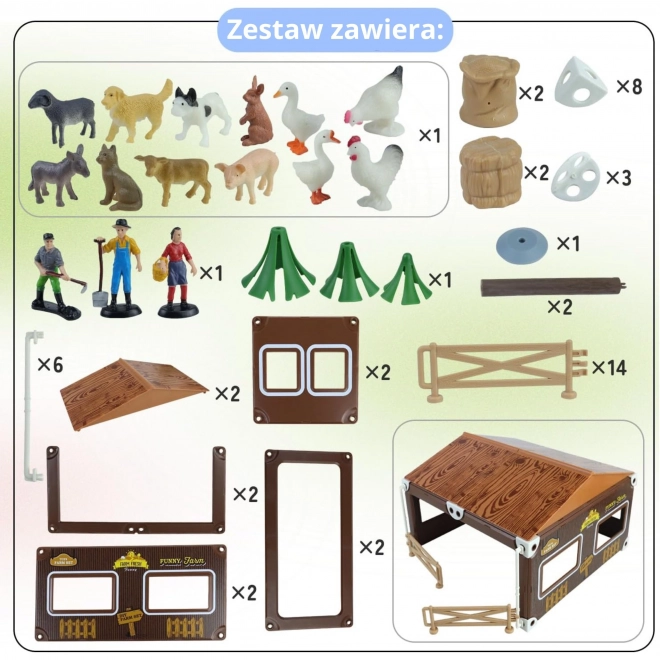Farma Małego Farmáře s Figurkami a Doplňky