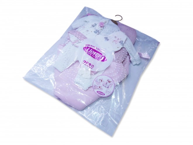 Llorens M844-42 obleček pro panenku miminko NEW BORN velikosti 43-44 cm