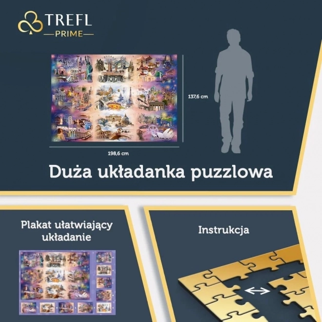 TREFL Puzzle UFT Města za oblaky 13500 dílků