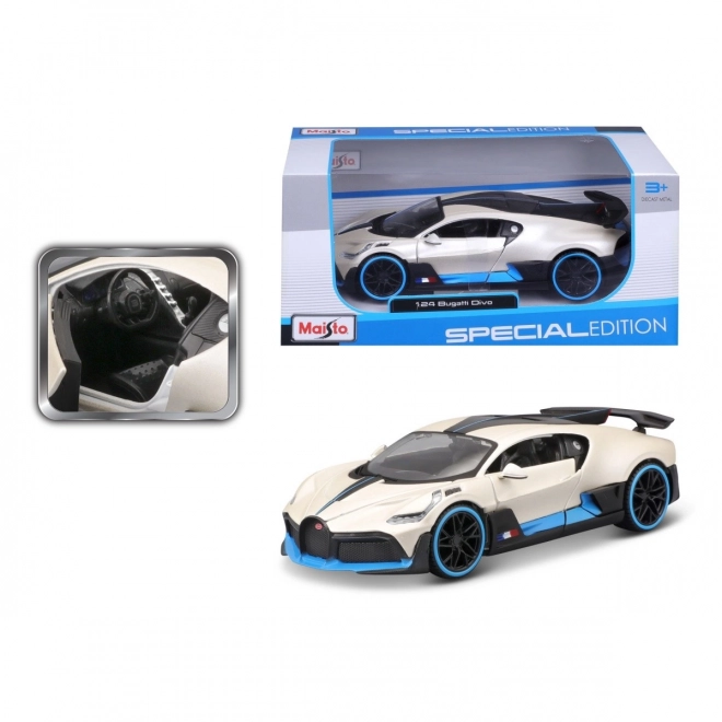 Maisto Bugatti Divo 1:24 bílá