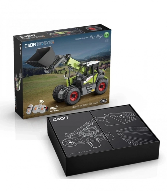 CADA Construction Blocks dálkově ovládaný bagr 1469 Prvky