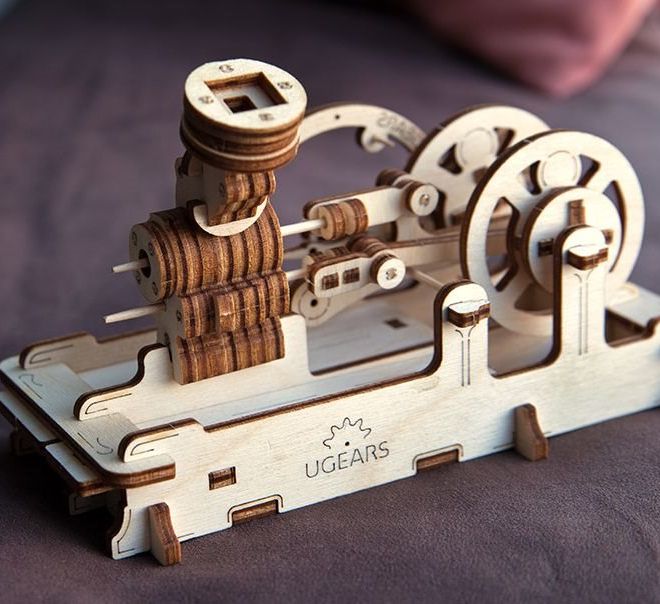 Ugears 3D puzzle - Motor 81 dílků