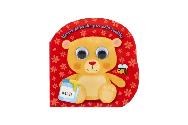 Knížka Veselá pohádka pro malé ručičky - Méďa CZ text 13x12,5cm