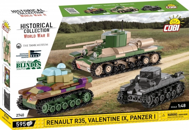 Renault R35 - Valentine IX - Polštářky Panzer I