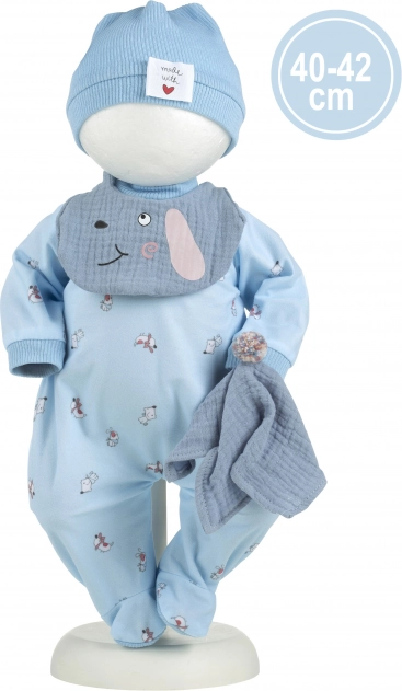 Obleček pro panenku miminko New Born velikost 40–42 cm s doplňky