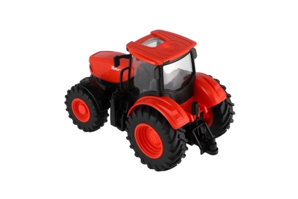 Traktor Zetor RC s valníkem plast 42cm 2,4GHz dobíjecí pack + baterie se zvukem v krabici