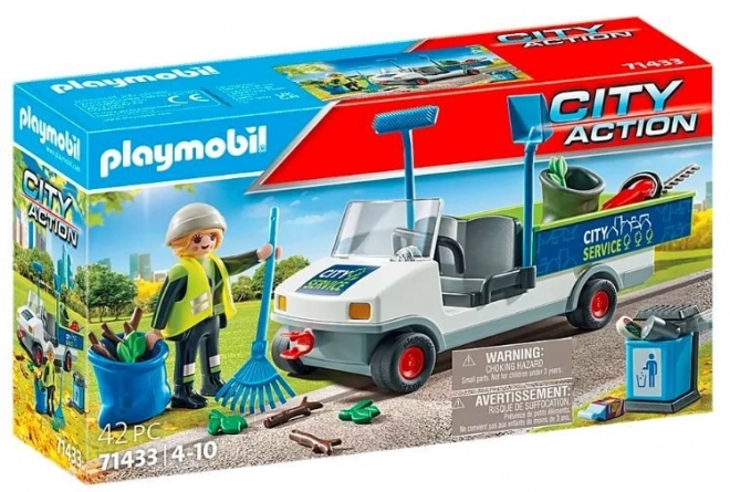 Sada figurek City Action 71433 Úklid města s elektrickým autem