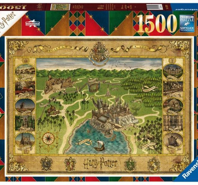 Harry Potter: Mapa Bradavic 1500 dílků