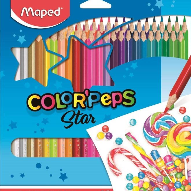 MAPED Pastelky trojboké Color'Peps 48ks