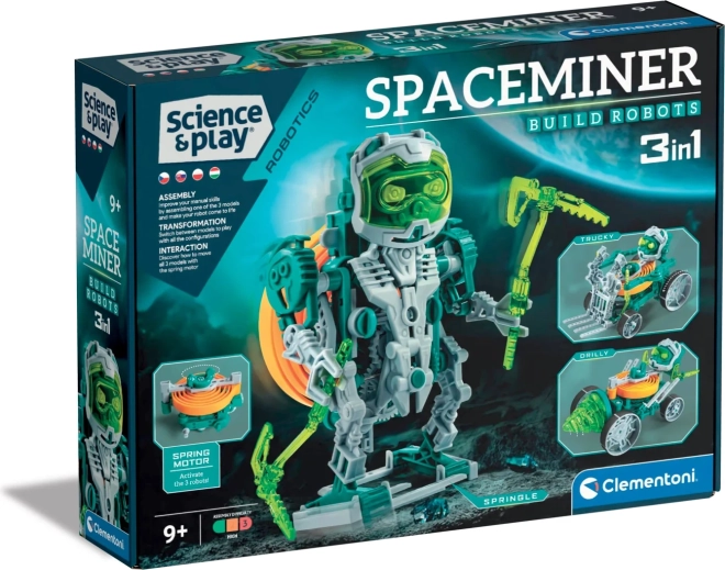 CLEMENTONI Science&Play Robotics: Space Miner 3v1