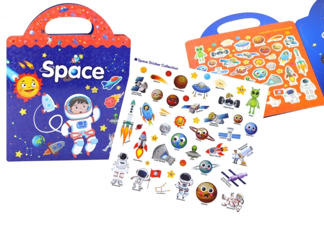 Vzdělávací Sticker Set Cosmos Learning English Book