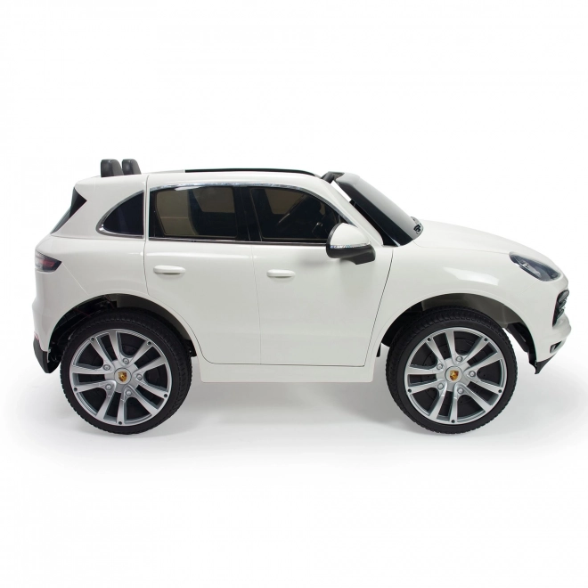INJUSA 719 Dětské dvoumístné elektrické vozidlo PORSCHE CAYENNE S 12V R/C bílé