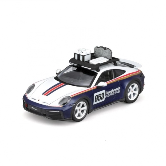 Bburago 1:24 Racing - Porsche 911 Dakar - Blue 953 Roughroads